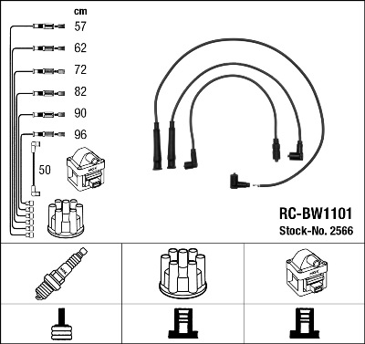 Провода зажигания к-т RC-BW1101 2566