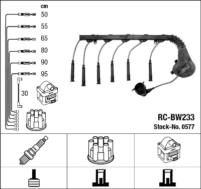 Провода зажигания к-т RC-BW233 0577