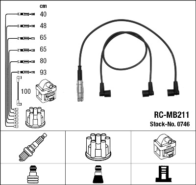 Провода зажигания к-т RC-MB211 0746