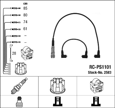 Провода зажигания к-т RC-PS1101 2583