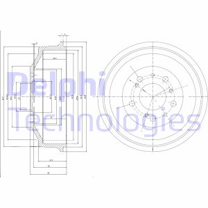 Барабан тормозной BF153