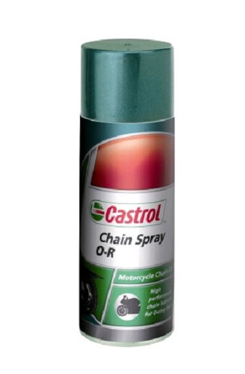 Белая цепная смазка для мотоциклов Castrol Chain Spray OR 0,4л 155C96