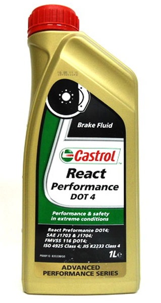 Тормозная жидкость Castrol React Performance DOT 4 1л 157F8B