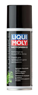 Спрей дприводной цепи мотоц.(зелен.) Motorbike Kettenspray Grand Prix Grun (0,2л) 7637