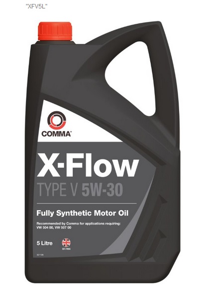 Масло моторное 5W30 COMMA 5л синтетика XFLOW TYPE V XFV5L