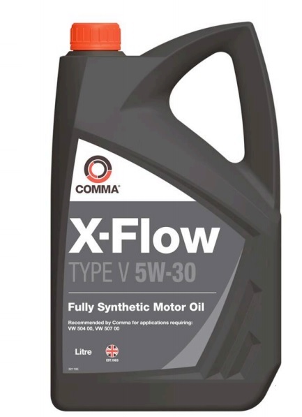 Масло моторное синт COMMA X-FLOW TYPE V 5W30 4л VW 504.00507.00 XFV4L