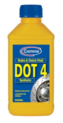 Жидкость тормозная COMMA 0.5л. BRAKE FLUID DOT 4 BF4500M