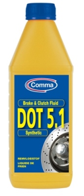 Жидкость тормозная COMMA 1л. BRAKE FLUID DOT 5.1 BF51L