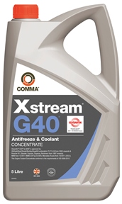 Антифриз красный 5л COMMA концентрат XSTREAM G40 XSG405L