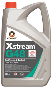 Антифриз зеленый 5л COMMA концентрат XSTREAM G48 CONCENTRATED ANTIFREEZE XSG5L