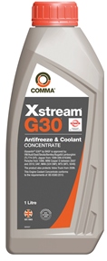 Антифриз красный 1л COMMA концентрат XSTREAM G30 CONCENTRATED ANTIFREEZE XSR1L