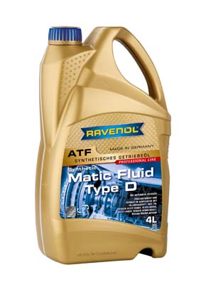 Трансмиссионное масло RAVENOL ATF Matic Fluid Type D ( 4л) new 1211121-004-01-999