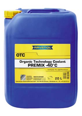 Антифриз готовый к прим. лила RAVENOL OTC Organic Techn.Coolant Premix -40°C 20 л.