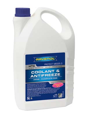 Антифриз концентрат синий RAVENOL HTC Hybrid Techn.Coolant Concent-exclusiv 5 л.