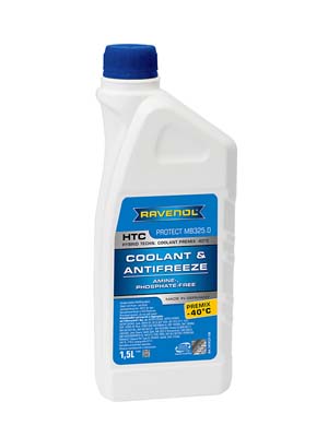 Антифриз готовый к прим. синий RAVENOL HTC Hybrid Techn.Coolant Premix -40C 1,5 л.