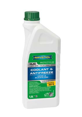 Антифриз готовый к прим. зеленый RAVENOL HJC Hybrid Japanese Coolant Premix -40°C (1,5л) 141012315001999