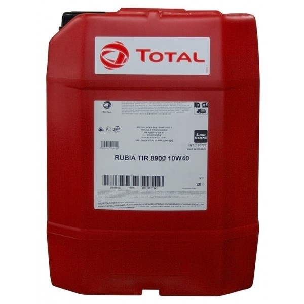 Моторное масло TOTAL Rubia TIR 8900 SAE 10W-40 (20л) 160777