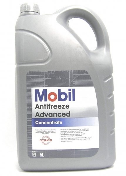 Антифриз (красный) Mobil Antifreeze Advanced 5л, 151154R