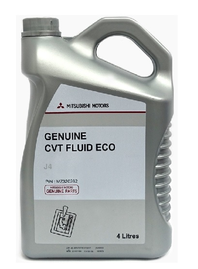 Масло трансмиссионное синтетическое MITSUBISHI CVT FLUID J4 4л MZ320262