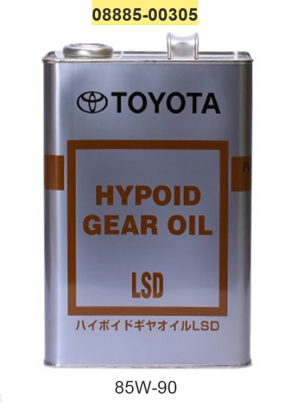 Масло трансмиссионное TOYOTA Hypoid Gear Oil LSD 85W-90 4л 08885-00305