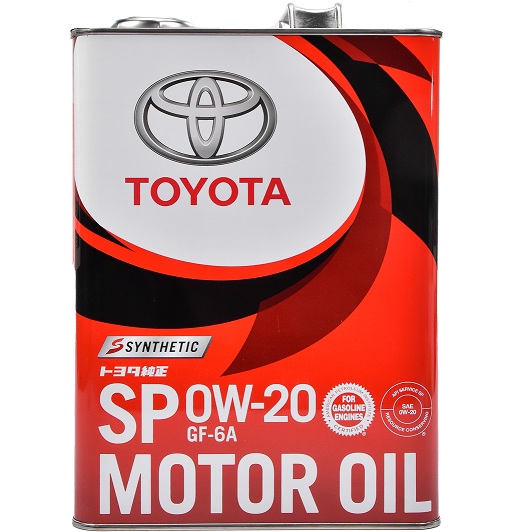 Масло моторное синтетическое TOYOTA Motor Oil 0W-20 4л 08880-13205
