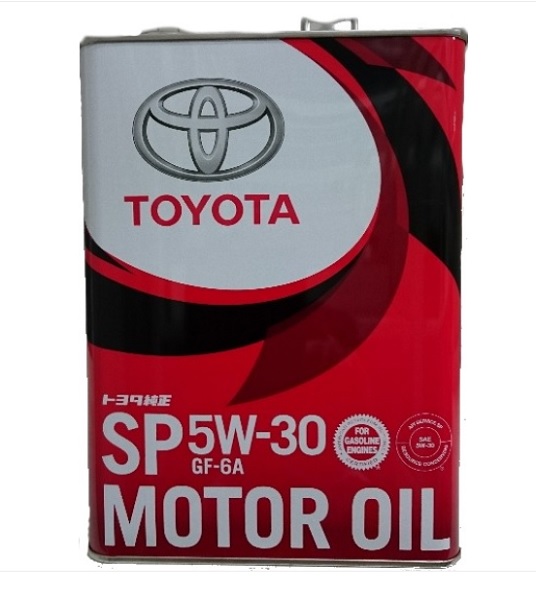 Моторное масло TOYOTA SAE 5W-30 API SP ILSAC GF-6А 4л (08880-10705) 08880-13705