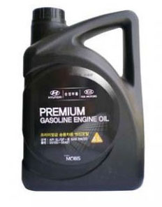 Масло моторное полусинтетическое HYUNDAIKIA Premium Gasoline 5W-20 4л 05100-00421