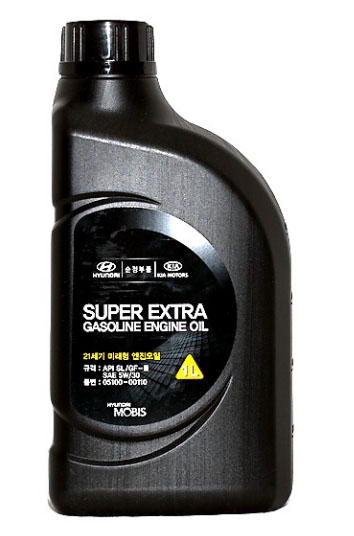Масло моторное полусинтетическое HYUNDAIKIA Super Extra Gasoline 5W-30 1л 05100-00110