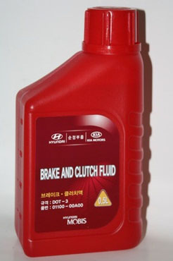 Жидкость тормозная HYUNDAIKIA DOT 3 BRAKE FLUID 0,5л 01100-00A00