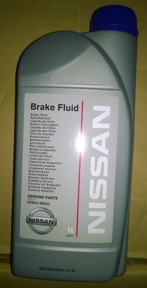 Жидкость тормозная NISSAN BRAKE FLUID DOT-4 1л KE903-99932