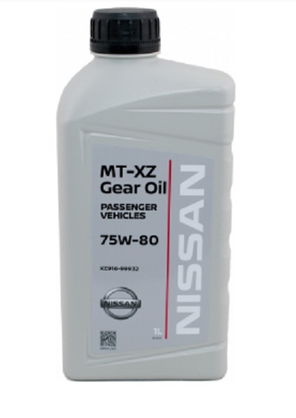 Масло трансмиссионное NISSAN MT XZ Gear Oil 75W-80 1л (KE916-99932) KE916-99932R
