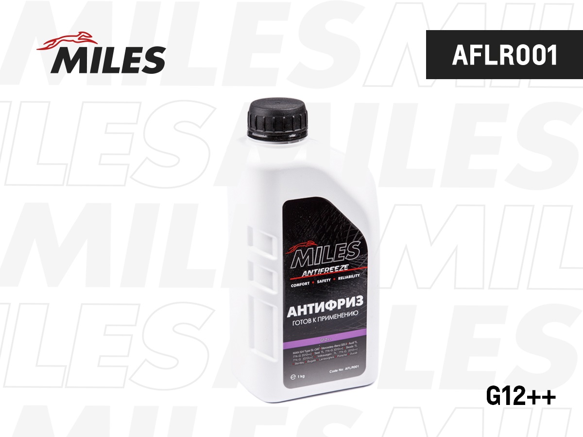 Антифриз готов к применению G12++ (фиолетовый) 1кг (SUPER LONG LIFE COOLANT -40C) AFLR001