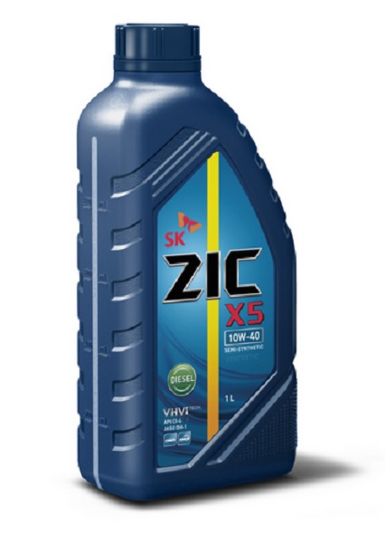 Масло моторное полусинтетическое ZIC X5 10W-40 Diezel 1л 132660