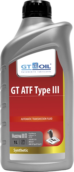 Масло трансмиссионное GT OIL ATF Type III 1л 8809059407776