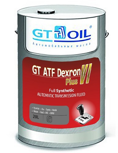 Масло трансмиссионное GT OIL 20л синтетика GT ATF Dexron VI Plus 8809059408537