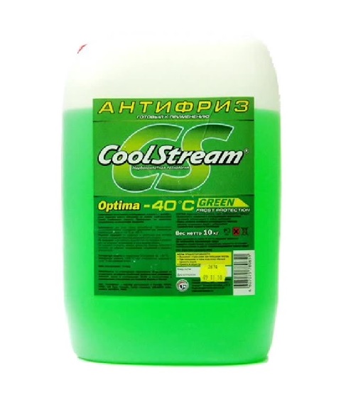 Антифриз CoolStream Optima GREEN 10 л CS010703GR