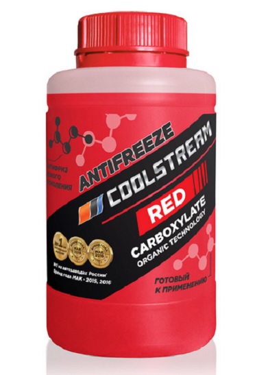 Антифриз CoolStream Red готовый (красный) 1кг CS010901RD