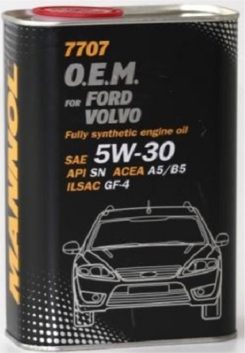 7707 MANNOL O.E.M. for FORD VOLVO 5W-30 (5л.) Metal 4042