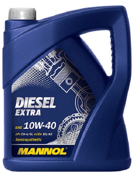 Масло п-синт. MANNOL Diesel Extra SAE 10W-40 (5л.) 1106