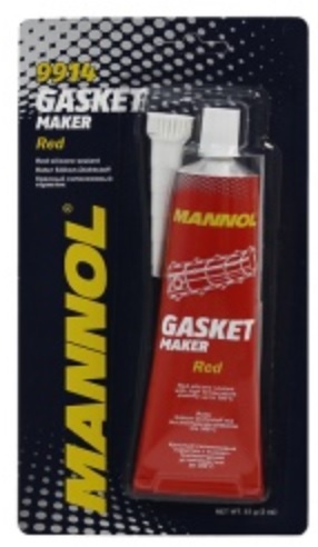 9914 Красный силиконовый герметик (от -50 С до +3 Gasket Maker Red (85гр.) 2409