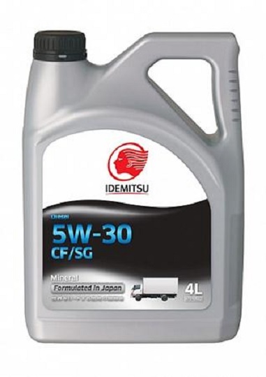 Моторное масло IDEMITSU DIESEL 5W-30 CFSG MINERAL 4л (30175011-746) 30075040-746