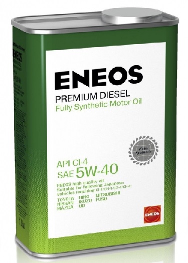 Масло моторное ENEOS Premium Diesel CI-4 5W-40 1л (oil1335) 8809478943091