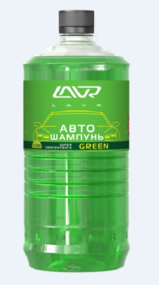 Автошампунь для ручной мойки Green, 1 л Ln2265