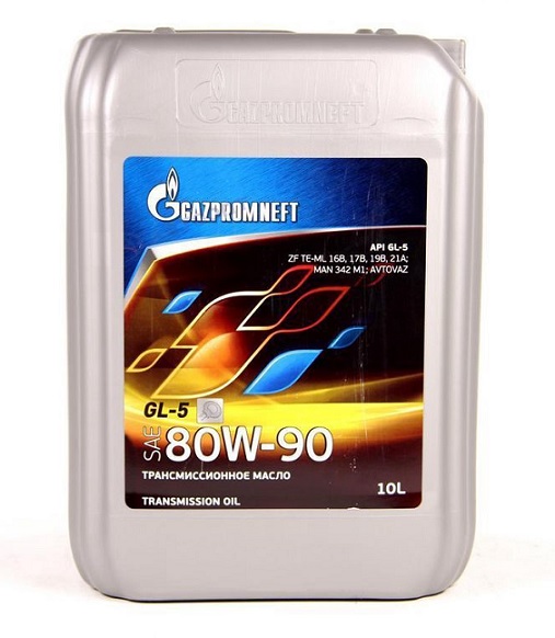 Масло трансмиссионное 80W90 (10 л) GL-5 Gazpromneft 2389901277