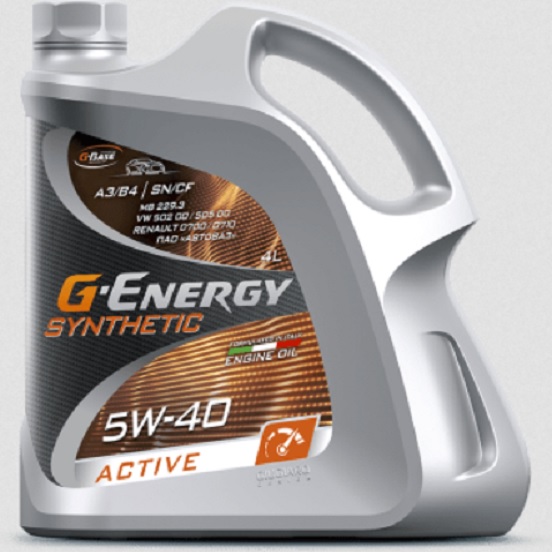 Масло G-Energy Synthetic Active 5W40 4л 253142410