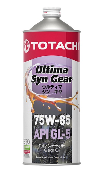 Масло трансмиссионное TOTACHI Ultra Hypoid Gear Fully Syn GL-5MT-1 75W-85 1л (4562374691872) 60201