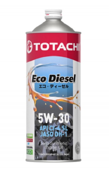 Масло моторное TOTACHI Eco Diesel Semi-Synthetic CI-4SL 5W-30 1л (4562374690462) 11101