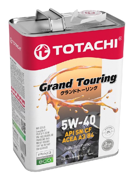 Масло моторное TOTACHI Grand Touring Fully Synthetic SNCF 5W-40 4л (4562374690844) 11904